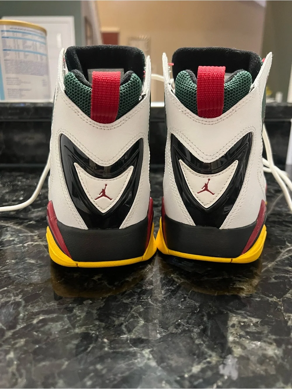 Air Jordan True Flight 'White Fir Amarillo